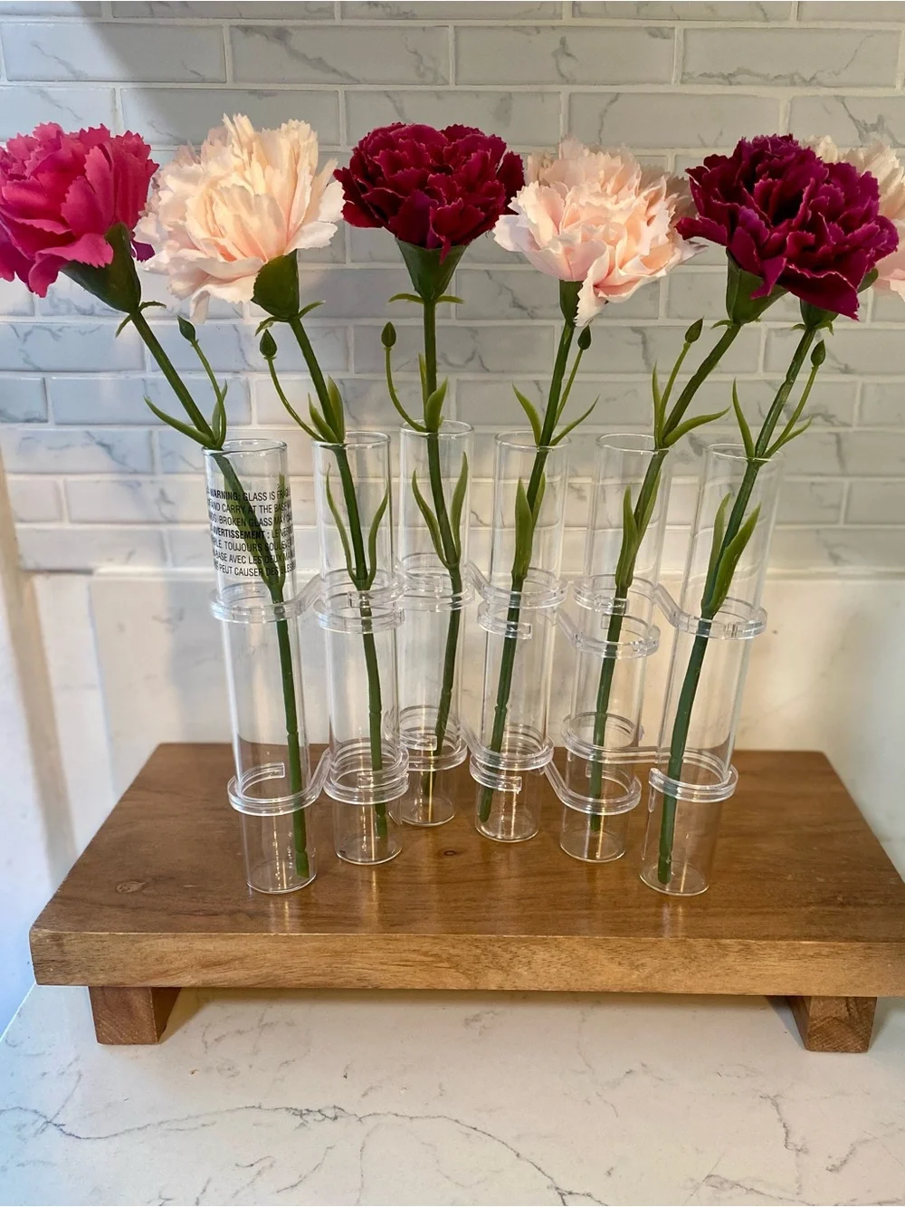 Glass Tube Bud Vase Set 🌿🌷